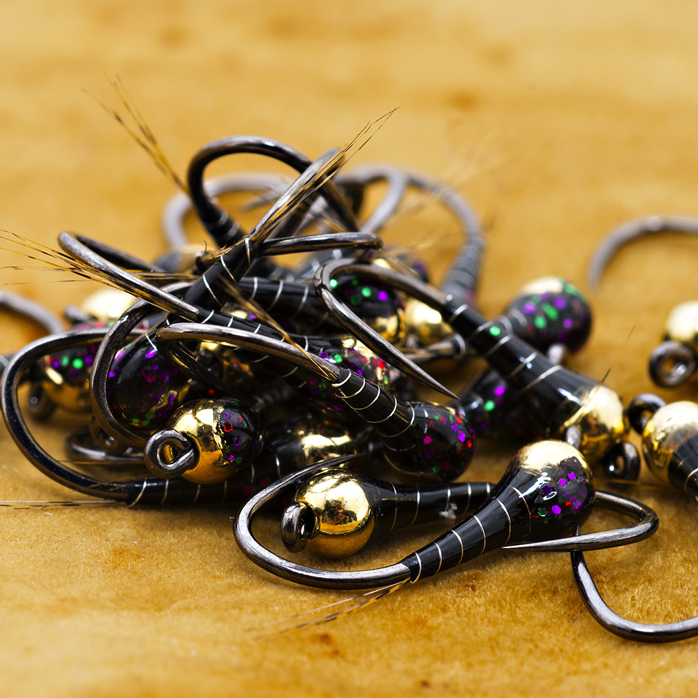 New generation of Perdigon flies for shy fish Fly Tying