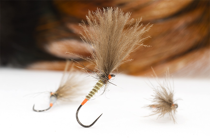 Black Zulu River Lake Fly Fishing Dry Trout Flies Rainbow Brown Trout Grayling