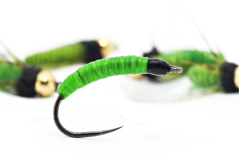 Swimming Green Caddis Nymph