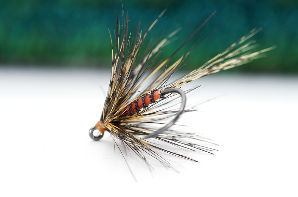 Fly Fishing Flies, Caddis Mayfly Brown Wet Fly