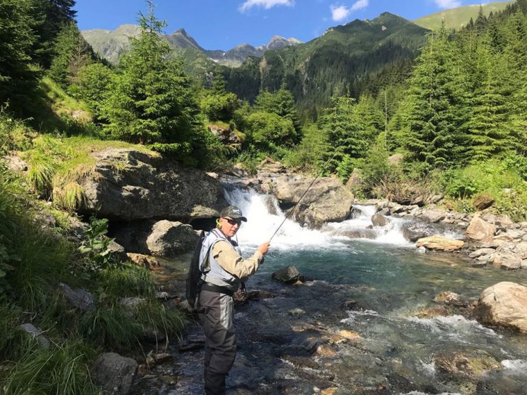 Fly Fishing in Romania in high mountains