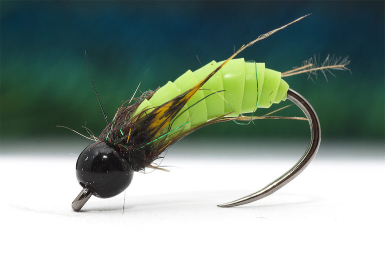 Green Juicy Caddis Pupa