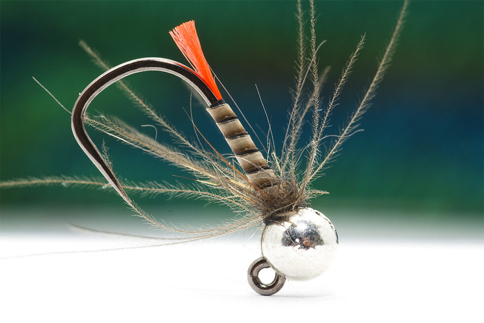 Mnft 10pcs 10# Golden Bead Head Peacock Body Nymph Flies Trout Fly